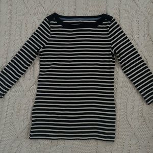 Beautiful Talbots striped top size small